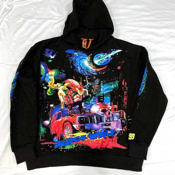 Juice Wrld x Vlone Cosmic Hoodie - Picture 1 of 9